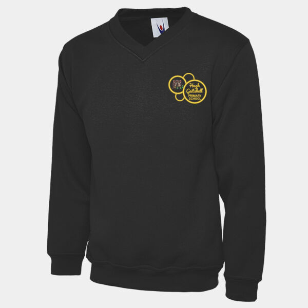 UC206 Classic V Neck Sweatshirt Thumbnail